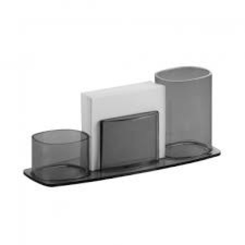 ORGANIZADOR ACRIMET PORTA CLIP/NOTAS/LAPIZ HUMO