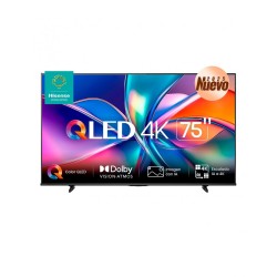 Hisense Smart TV QLED 75QD6QV 75 pulgadas, 4K Ultra HD, Negro Hisense Smart TV QLED 75QD6QV 75 pulgadas, 4K Ultra HD, Negro