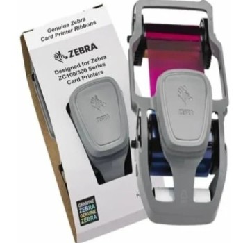 Cinta Zebra Ribbon Color Ymcko, 200 Impresiones, Compatible con ZC100/ZC300 - Modelo 800300-350LA