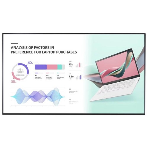 Pantalla LG 86 Pulgadas UHD 4K 86UH5 - 500 Nits, Funcionamiento Continuo