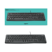 Teclado Alámbrico Logitech K120 Negro USB - LOG-920-004422