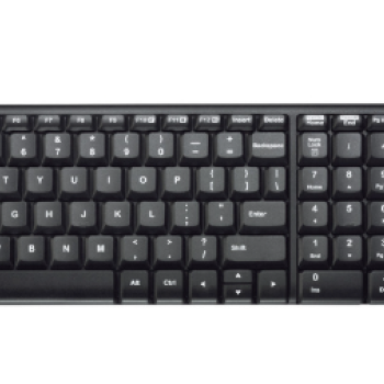 Kit Teclado y Mouse Inalámbrico Logitech MK220 Negro USB 1000 DPI