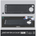 Teclado Logitech K600 TV Inalámbrico Bluetooth Negro Español