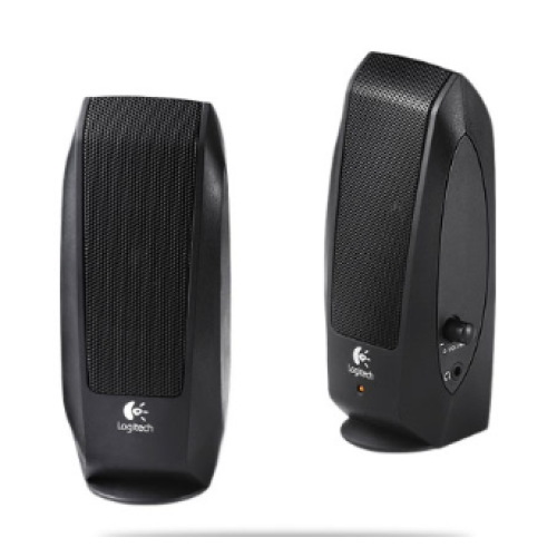 Bocinas Logitech S-120 para Computadora, Alámbricas 2.0, 2.3W RMS, Negro