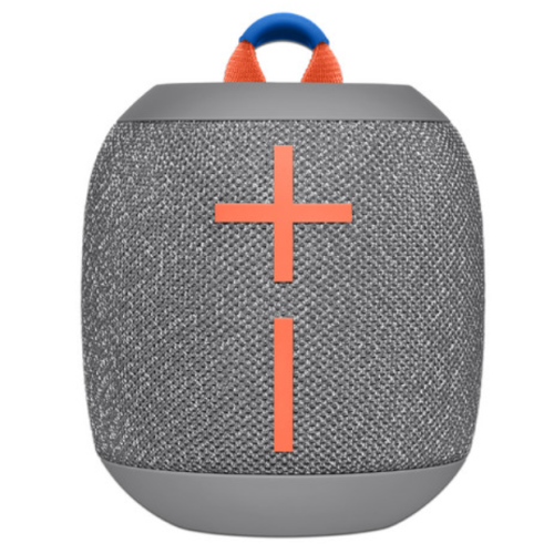 Bocina Bluetooth Portátil Logitech WonderBoom 2 Gris - Antigolpes y Sumergible Modelo 984-001555