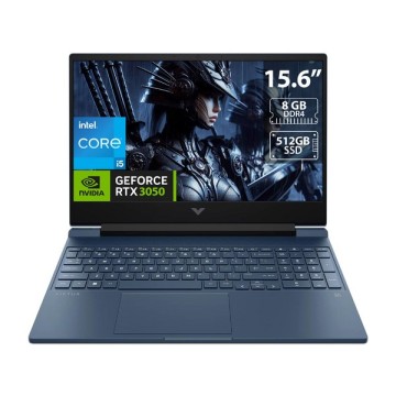 Laptop HP Victus Gaming Intel Core i5 8GB RAM 512GB SSD NVIDIA RTX 3050 Windows 11 Home - A14LCLA#ABM