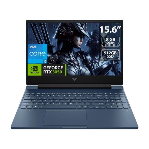 Laptop HP Victus Gaming Intel Core i5 8GB RAM 512GB SSD NVIDIA RTX 3050 Windows 11 Home - A14LCLA#ABM