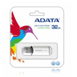 Memoria USB Adata C906 32GB USB 2.0 Color Blanco - C906W-32GB