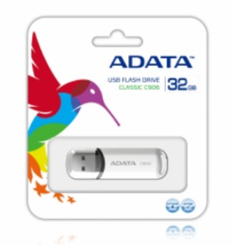 Memoria USB Adata C906 32GB USB 2.0 Color Blanco - C906W-32GB Memoria USB Adata C906 32GB USB 2.0 Color Blanco - C906W-32GB