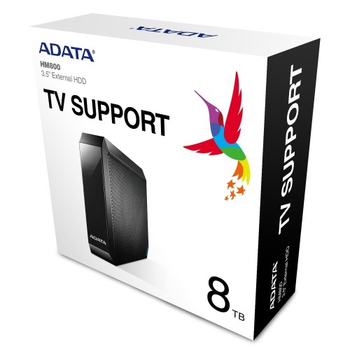 Disco Duro Externo ADATA HM800 8TB USB 3.0 Negro - AHM800-8TU32G1-CUSB