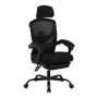 Silla Gamer Balam Rush Bolt Nou B, Soporta hasta 130kg, Reposapiés, Cojín cervical. Color Negro.