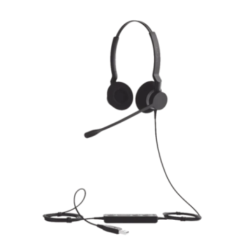 Auriculares Jabra Biz 2300 Duo - Conexión USB para Oficina - Modelo BIZ-2300-DUO-USB-UC