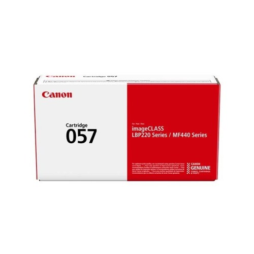 Tóner Canon 057 BK-3 Negro - 3,100 Páginas - Modelo BK3009C001AA