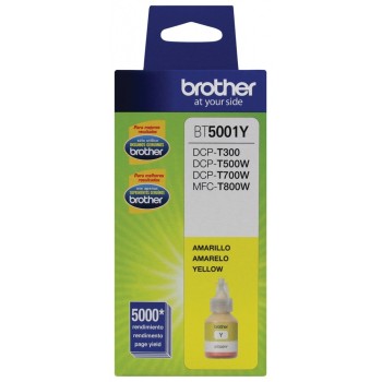 Botella de Tinta Amarillo Brother Rendimiento Ultra 5000 Páginas Modelo BRT-BT5001Y
