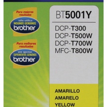 Botella de Tinta Amarillo Brother Rendimiento Ultra 5000 Páginas Modelo BRT-BT5001Y
