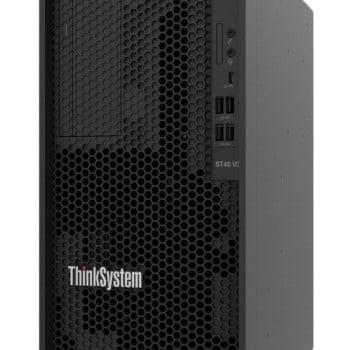 Servidor Lenovo ThinkSystem ST45 V3 AMD EPYC 4124P 4C 3.8GHz 16GB TruDDR5 5600MHz HDD de 2TB 3.5 Pulgadas