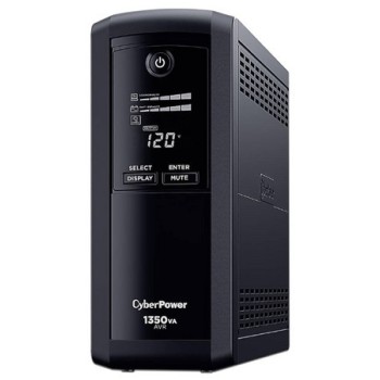 No Break CyberPower 1350VA/815W Línea Interactiva LCD Modelo CP1350AVRLCDA