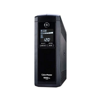 UPS CyberPower 1500VA/900W con LCD y AVR - Modelo CP1500AVRLCDA UPS CyberPower 1500VA/900W con LCD y AVR - Modelo CP1500AVRLCDA