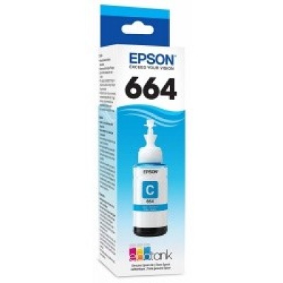 Tinta Cyan Epson Original para Impresoras L-Series - Modelo EP-T664220-AL