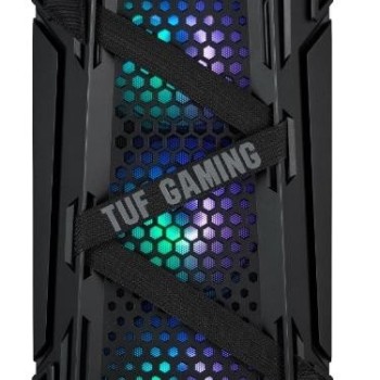 Gabinete ASUS TUF Gaming GT301 Negro con 3 Ventiladores ARGB y Vidrio Templado