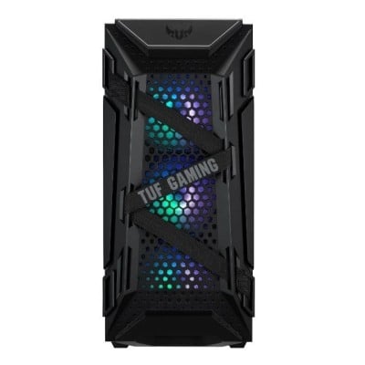 Gabinete ASUS TUF Gaming GT301 Negro con 3 Ventiladores ARGB y Vidrio Templado