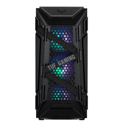Gabinete ASUS TUF Gaming GT301 Negro con 3 Ventiladores ARGB y Vidrio Templado