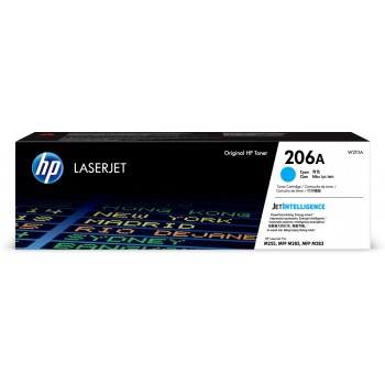Cartucho De Tóner Hp 206A Cian Laserjet Original (W2111A) - W2111A