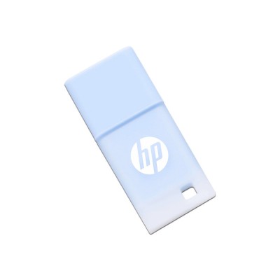 Memoria USB HP 64GB Azul USB 2.0 con Llavero Modelo HPFD168B-64