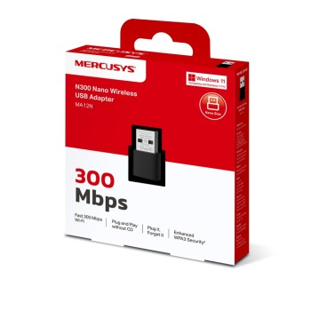 Adaptador USB TP-LINK Inalámbrico N300 MA12N
