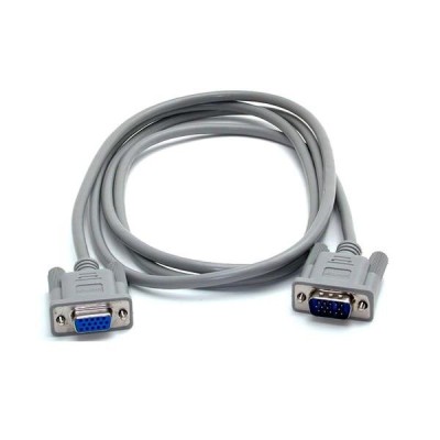 CABLE 3M EXTENSION VIDEO VGA   PARA PANTALLA MACHO A