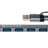Hub USB-C NACEB 7 Puertos - 1 USB 3.0 + 6 USB 2.0 - Modelo NA-0125