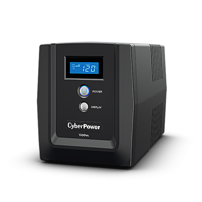 UPS CyberPower 1500VA/900W Línea Interactiva LCD 8 Contactos - OM1500ATLCD
