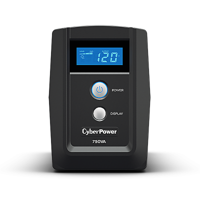 UPS CyberPower 750VA/420W 6 Contactos Línea Interactiva LCD AVR - OM750ATLCD