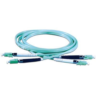 Cable de Fibra Óptica Dúplex Superior Essex LC-LC 1 Metro Multimodo 50 Micras Aqua P1DF2LRGZGZ001M