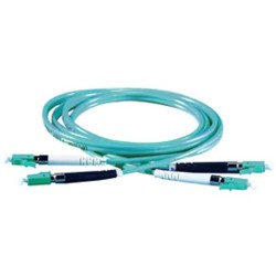 Jumper de Fibra Óptica Superior Essex OM4 50 Micras LC-LC Dúplex 3 Metros P1DG2LRGZGZ003M