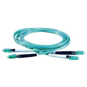 Jumper de Fibra Óptica Superior Essex OM4 50 Micras LC-LC Dúplex 3 Metros P1DG2LRGZGZ003M