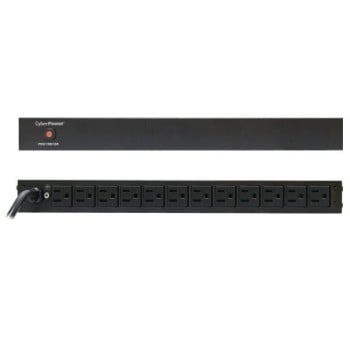 PDU CyberPower 12 Contactos NEMA 5-15R 120V 15A Básico - PDU15B12R PDU CyberPower 12 Contactos NEMA 5-15R 120V 15A Básico - PDU15B12R