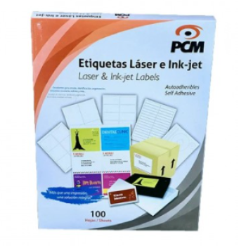 Etiqueta PCM Laser Corrugado PL5160100 para Impresoras Láser