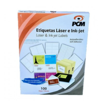 Etiqueta PCM Laser Corrugado PL5160100 para Impresoras Láser