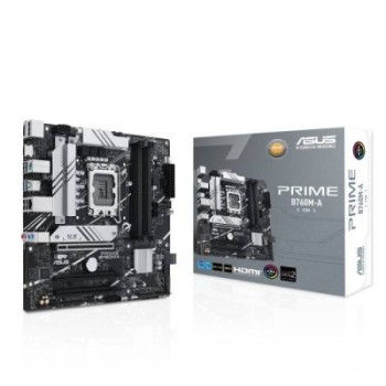 Tarjeta Madre ASUS Prime B760M-A-CSM, Socket LGA1700, Compatible con 12va y 13va Gen Intel, 4x DDR5, 2x M.2, PCIe 4.0 Tarjeta Madre ASUS Prime B760M-A-CSM, Socket LGA1700, Compatible con 12va y 13va Gen Intel, 4x DDR5, 2x M.2, PCIe 4.0