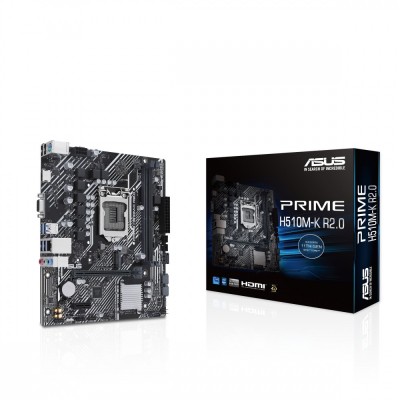 Tarjeta Madre ASUS Prime H510M-K R2.0 Socket 1200 DDR4 3200MHz PCIe 4.0