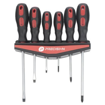 Juego de Desarmadores PRECISION 6 Piezas CRV con Organizador - Modelo PST-H020-07 Juego de Desarmadores PRECISION 6 Piezas CRV con Organizador - Modelo PST-H020-07