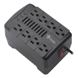 Regulador de Voltaje Stylos 480W AVR con 8 Salidas Modelo STTR480B