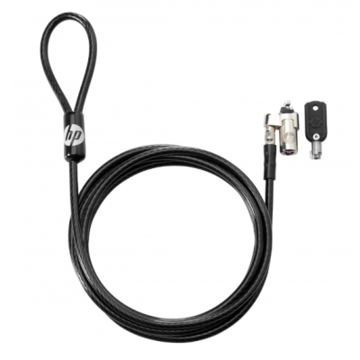 Candado de Seguridad HP con Cable de 1.83 m - Negro - Modelo T1A62AA