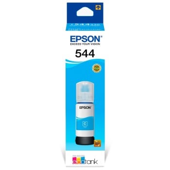 Tinta Cian Epson para Impresoras L3110, L3150, L5190, L3210, L3250 - Modelo EP-T544220-AL