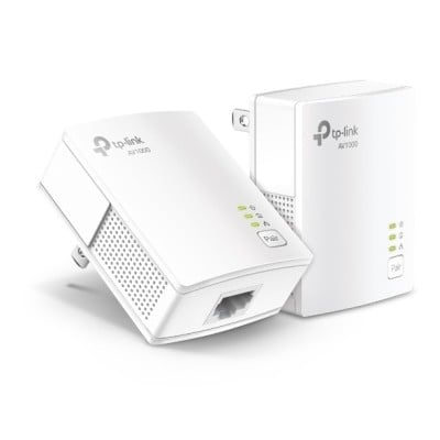 Kit Adaptador Powerline TPLINK Gigabit Ethernet 1000Mbps HomePlug AV2 Modelo TLPA7017KIT