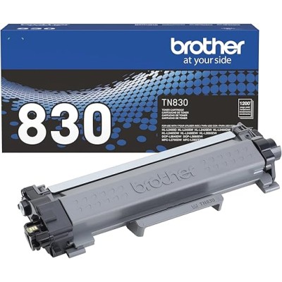 Tóner Brother TN830XL Negro - Alto Rendimiento para Impresoras Brother