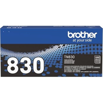 Tóner Brother TN830XL Negro - Alto Rendimiento para Impresoras Brother