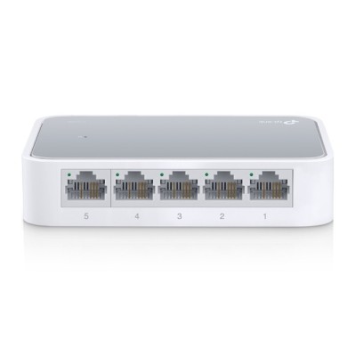 Switch TP-LINK 5 Puertos Fast Ethernet 10/100 Mbps No Administrable Modelo TP-SF1005D
