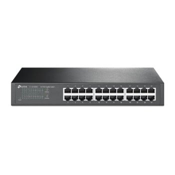 Switch TP-LINK 24 Puertos Gigabit Rack/Escritorio No Administrable Modelo TP-SG1024D Switch TP-LINK 24 Puertos Gigabit Rack/Escritorio No Administrable Modelo TP-SG1024D